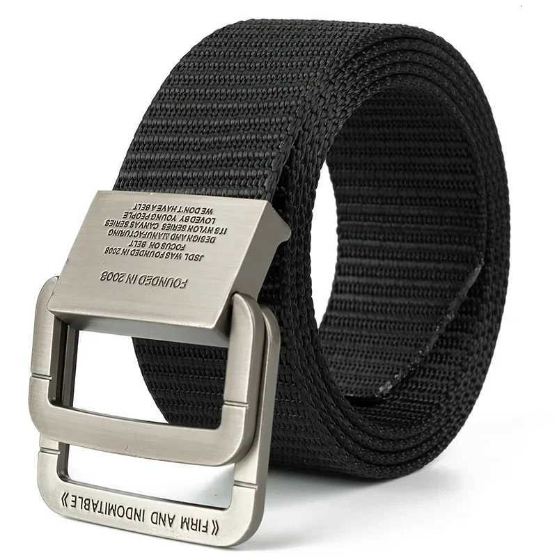 Men Belts Automatic Buckle Metal Webbing Belts for Men Women Canvas Nylon High Quality Strap Casual Outdoor Sports Students W251018