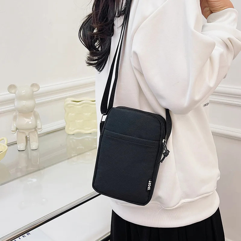Fashion Mobile Phone Bag Womens Messenger Bag Allmatch Mini Small Crossbody Bag Hanging Neck Coin Purse Vertical Handbag 251014