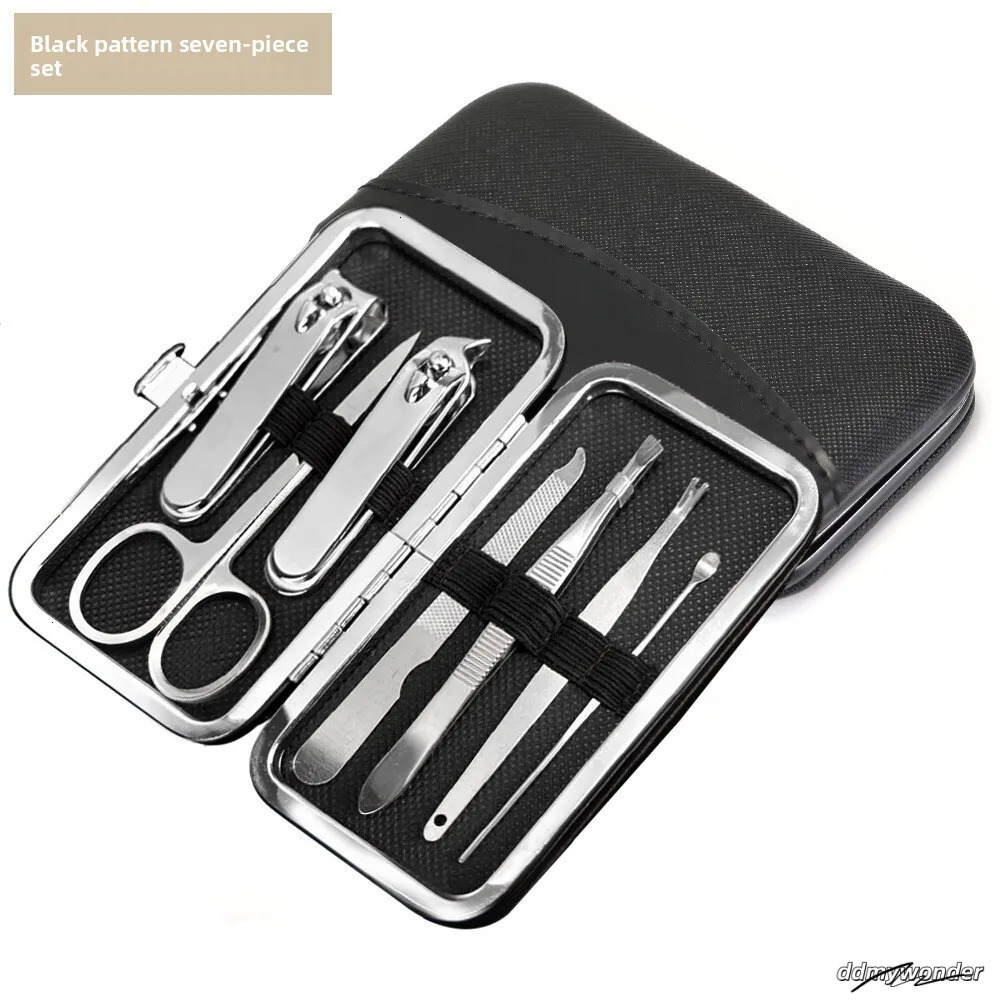 Complete Manicure Set: Round Tail Contouring Clippers, Nail Cutter, And Beauty Tool Kit Ddmywonder