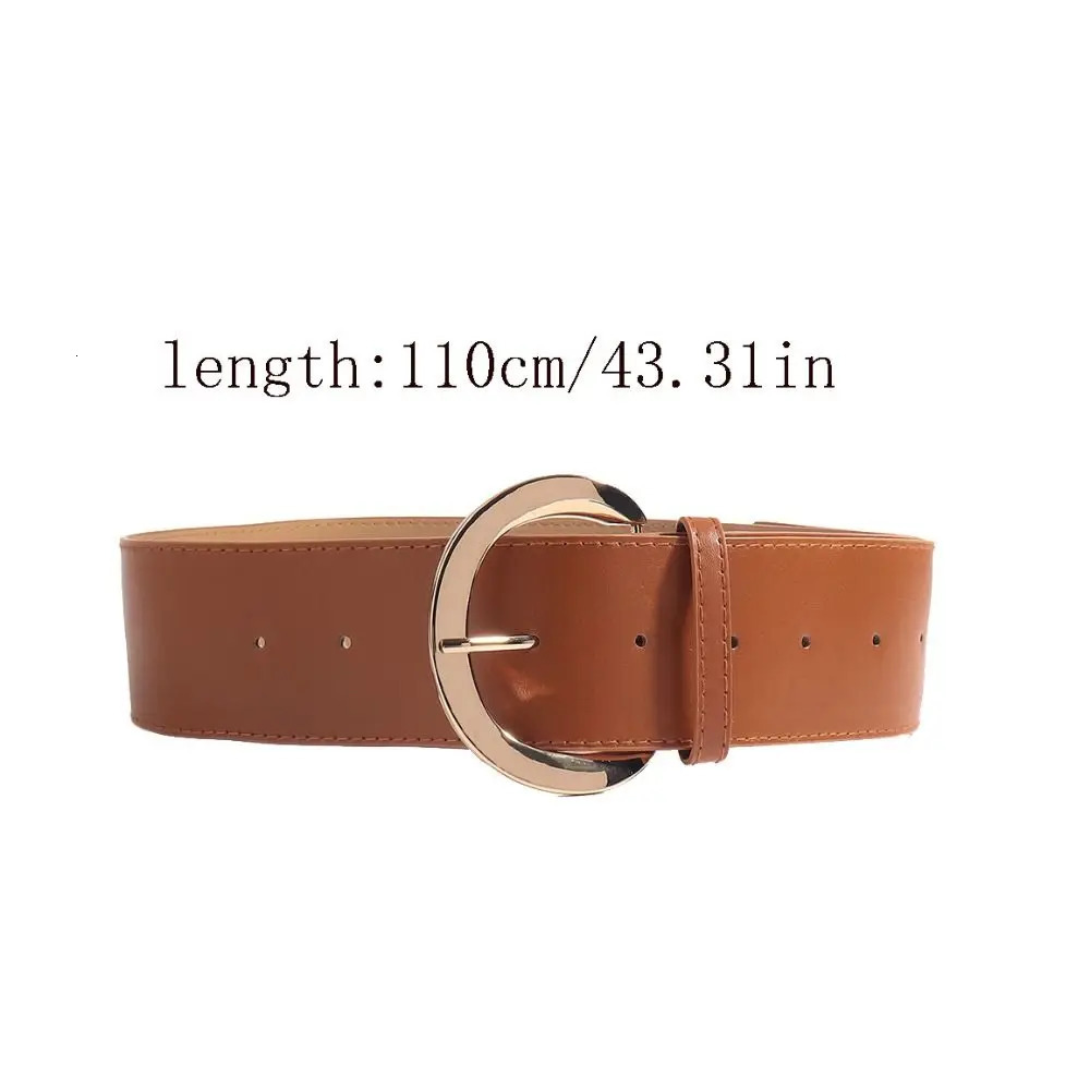 Fashion Suede Women Wide Belt Rivet Jeans Girdle Leather Waistband Metal Buckle Western Cowboy Belt Girl 251016