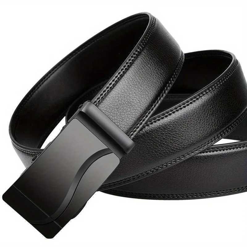 Men Belts Automatic Buckle Belt PU Leather High Quality For Men Leather Strap Casual For Jeans W251018