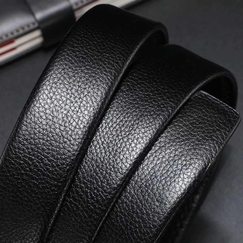 Men Belts Automatic Buckle Belt Genune Leather High Quality Belts For Men Leather Strap Casual Buises for Jeans W251018