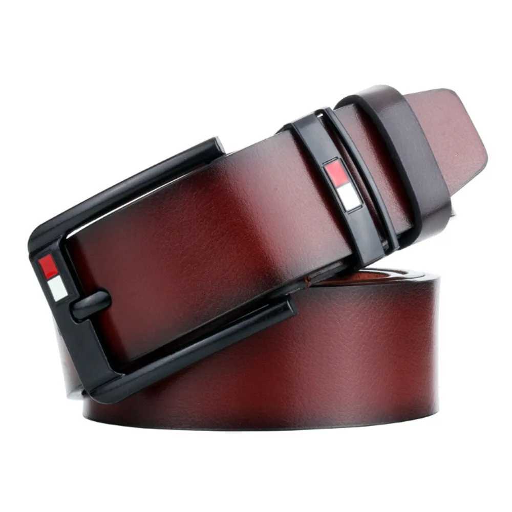 Fashion New PU Leather Mens Belt High Quality Metal Alloy Pin Buckle Adult Luxury Brand Jeans Business Casual Belt W251018