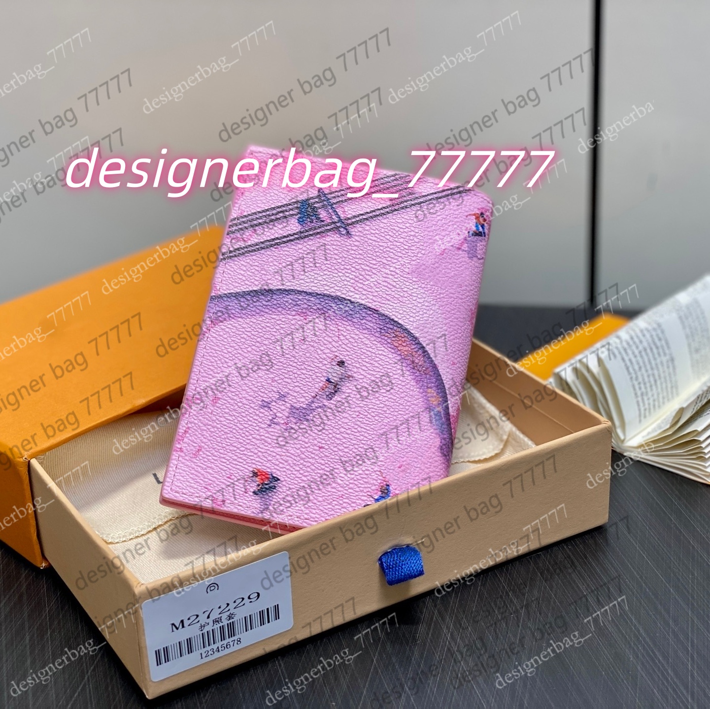 Designer's high-quality card passport clip wallet cardholder clip coin wallet passport cover clip pocket wall pocket sports scene multiple styles with box