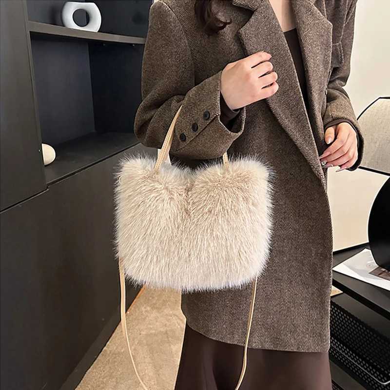 Solid Zipper Womens Shoulder Bags Ladies Bags on Sale 2024 High Quality Winter Milk Cotton Womens Handbags Fashion Soft Bolsos Z251018