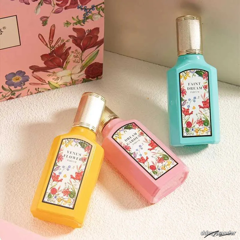Eau De Toilette Perfume Set For Women, Floral Scent, Long-Lasting Fragrance, Blooming Water Of Flowers, Valentine's Day Gift Ddmywonder