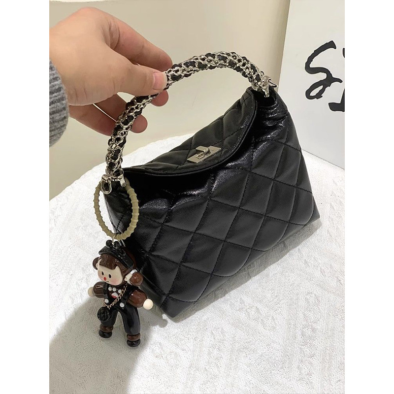 Luxury Brand Designer Bag High-End Style Diamond Handbag For Women 2025 New Commuter Fashion Chain Shoulder Crossbody Bag