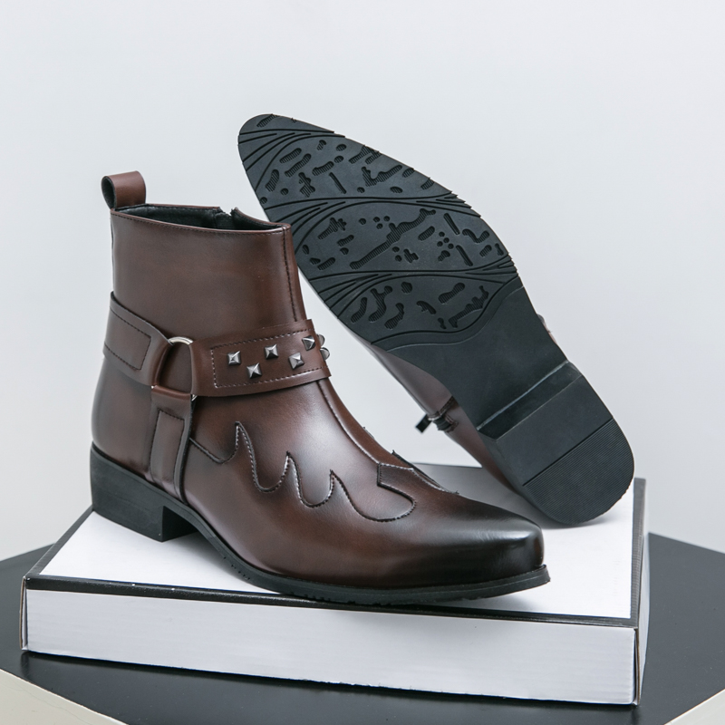 92347- Men's boots versatile men's shoes workwear Martin boots retro leather boots business men's boots