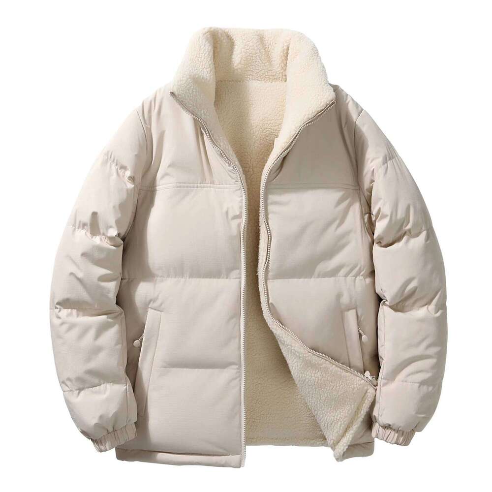 Winter Coat Men - New Style, Lamb Hair Padded Coat, Double-Sided Wear, Loose And Warm Cotton Jacket For Women