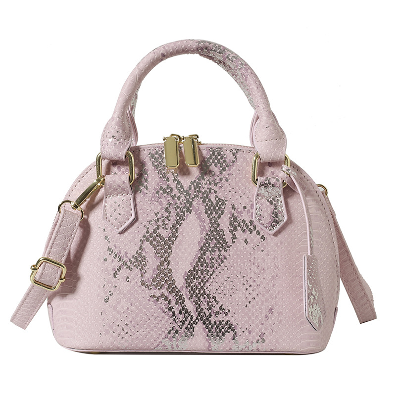 Free shipping designer Fashion Bags New women handbag hand-held shell bag snake patterned single shoulder crossbody bag
