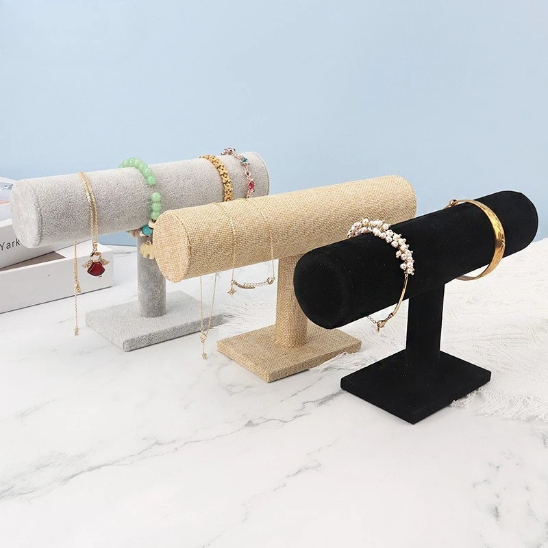 Jilai Flannel Singlelayer Bracelet Rack Jewelry Watch Bracelet Rack Display Jewelry Display Rack 251016