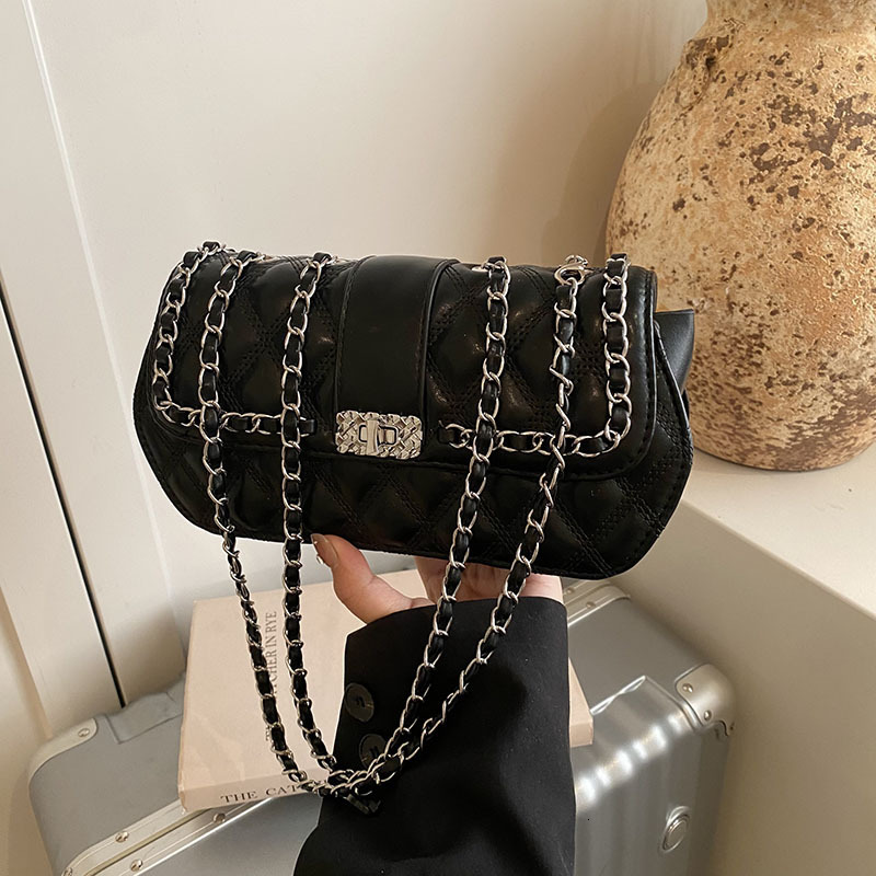 Luxury Brand Designer Bag Xiaoxiangfeng 2025 Spring Summer New High-End Luxury Quilted Chain Underarm Bag For Women Versatile Shoulder Crossbody Bag