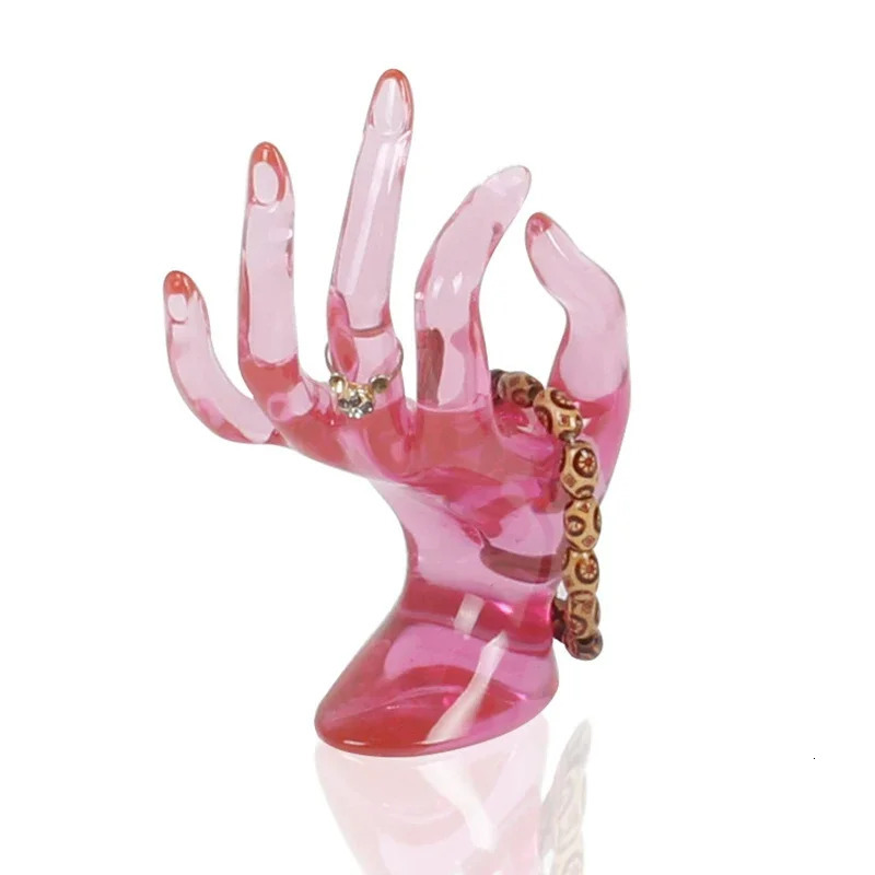 Ok Shape Mannequin Hand Finger Ring Bracelet Bangle Jewelry Display Stand Holder Storage Shelf Jewlery Organizer 251016