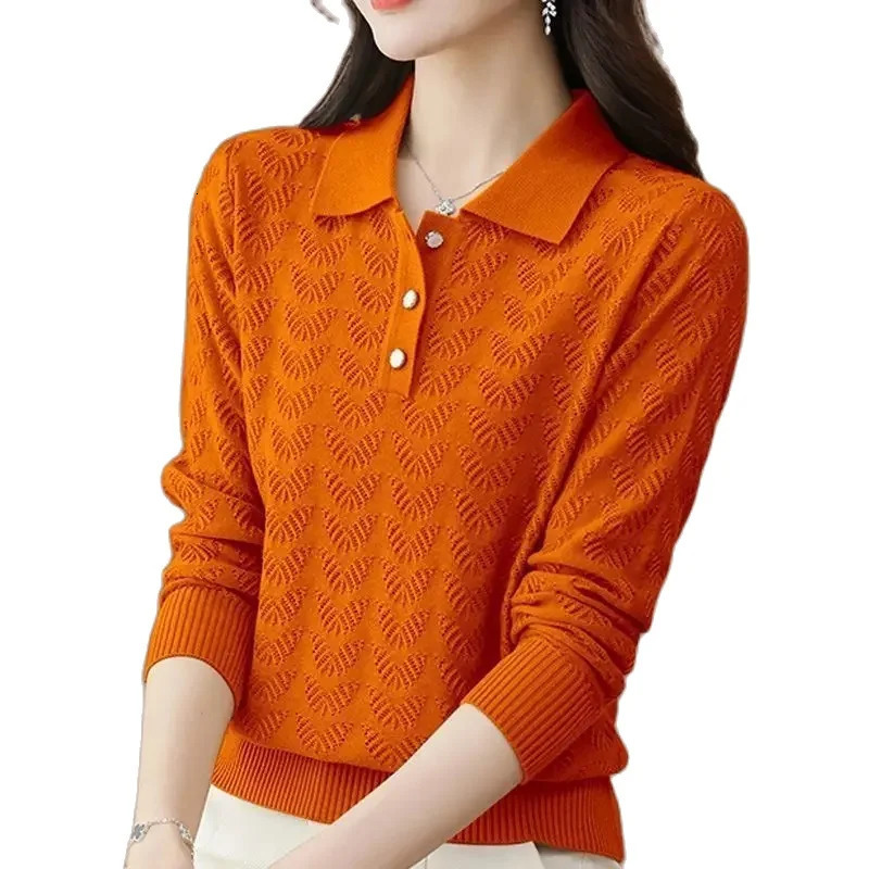 Women Sweater 2025 Autumn Loose Vneck Knitted Pullovers Solid Soft Knitwear Bottoming Shirts Ladies Jumpers Basic Sweaters 251009