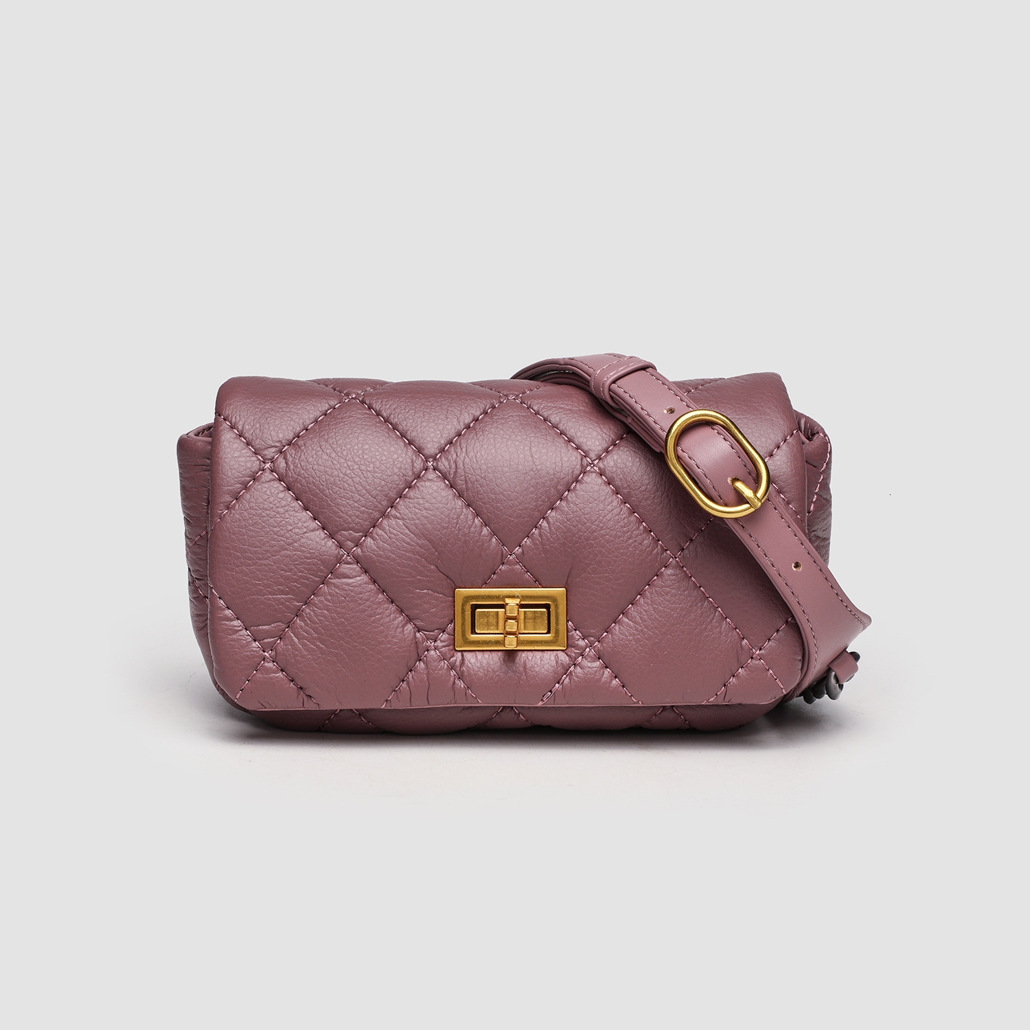 Luxury Brand Designer Bag Women's Bag Autumn Winter Niche Design Small Style Quilted Chain Small Square Bag Single Shoulder Crossbody Simple Lock