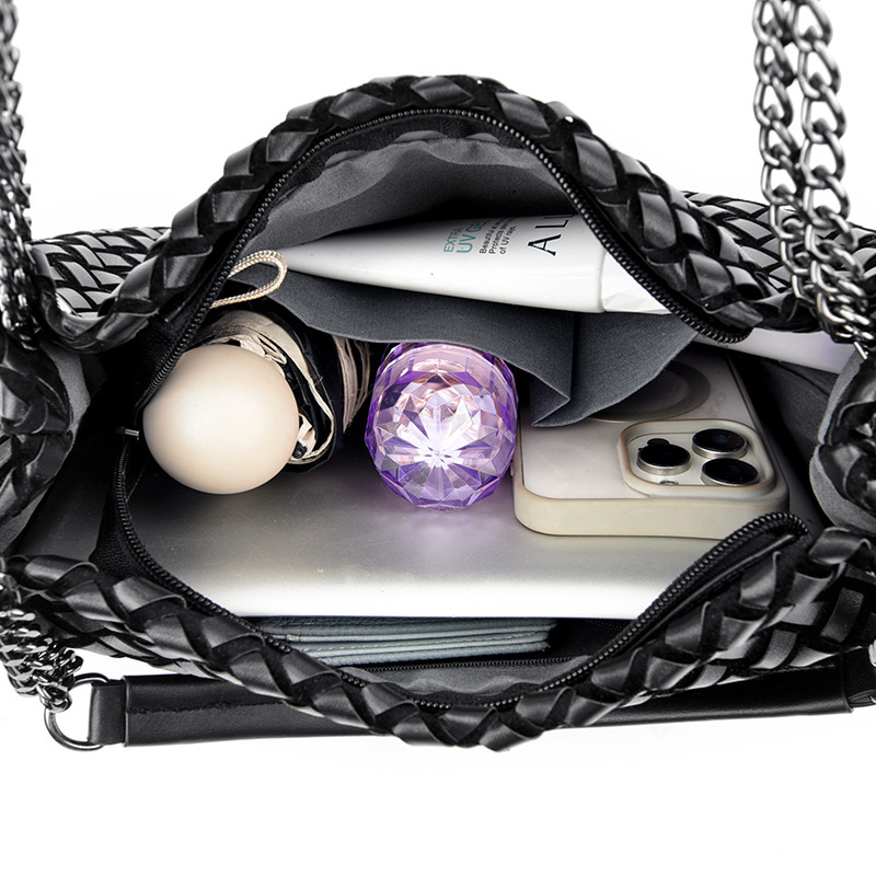 Luxury Brand Designer Bag Niche Design Handwoven Bag 2025 New High-End Sense Dumpling Bag Handheld Mother And Child Bag Vegetable Basket Bag