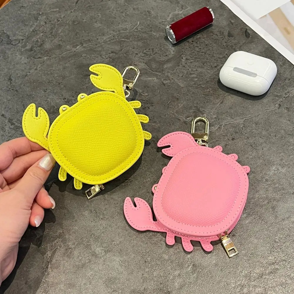 Microfiber Leather Crab Coin Purse Cartoon Gift Small Wallet Mini Bag Hanging Pendant 251016