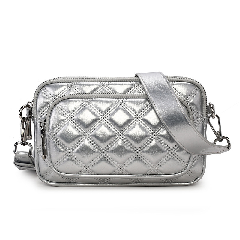 Luxury Brand Designer Bag 2025 New Women's Bag Quilted Chain Bag Korean Fashion Women's Shoulder Crossbody Bag Small Square Bag