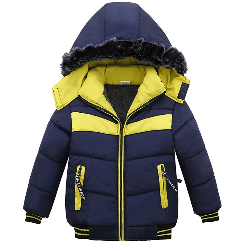 Autumn Winter Baby Boys Jacket For Boys Children Jacket Kids Hooded Warm Outerwear Coat For Boy Clothes 2 3 4 5 Yrs 251017