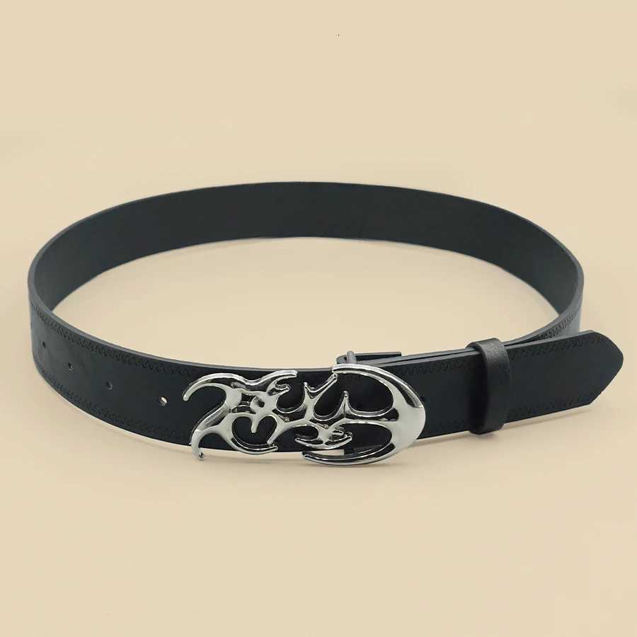 Classic Black Pu Leather Belt with Silver Buckle Thin Pu Leather Casual Pin Buckle Belt for Pants Jeans and Dresses W251018