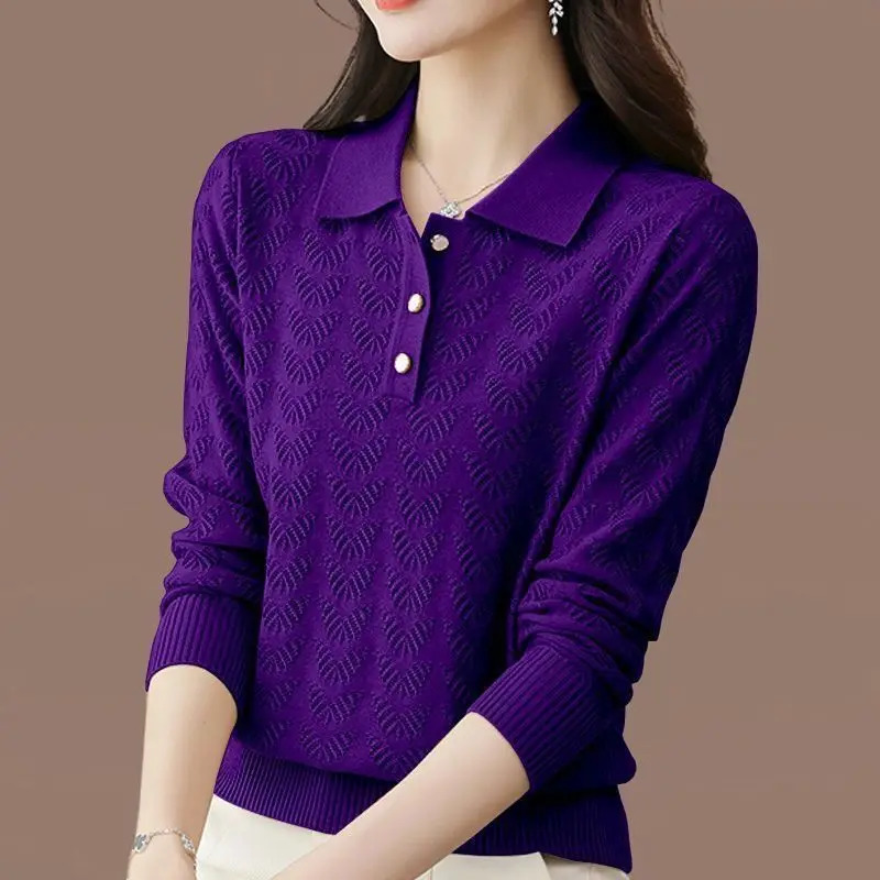 Women Sweater 2025 Autumn Loose Vneck Knitted Pullovers Solid Soft Knitwear Bottoming Shirts Ladies Jumpers Basic Sweaters 251009
