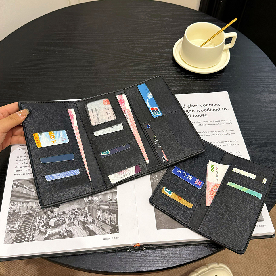 Luxury Brand Designer Bag Women's Long Wallet Classic Short Wallet Trendy Multi-Card Slot Card Holder