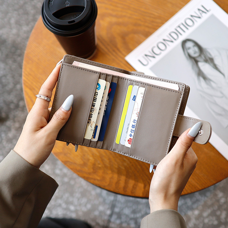 Luxury Brand Designer Bag Women's Wallet Fashion Sheepskin Woven Style Coin Purse Female 80% Off Card Holder Genuine Leather Multi-Card Slot Wall