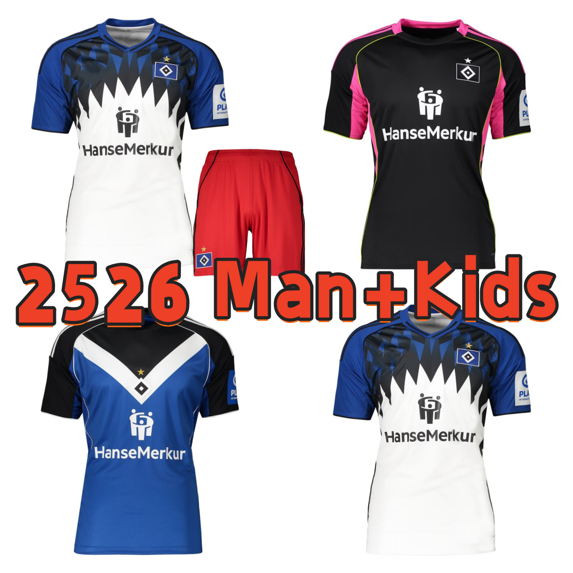 new 2526 Hamburger SV Football Jersey VAGNOMAN ONANA Retro 83 84 Away Jersey GLATZEL LEIBOLD REIS DUDZIAK KITTEL 25 26 HSV Mens kids Football Shirt Childrens kit