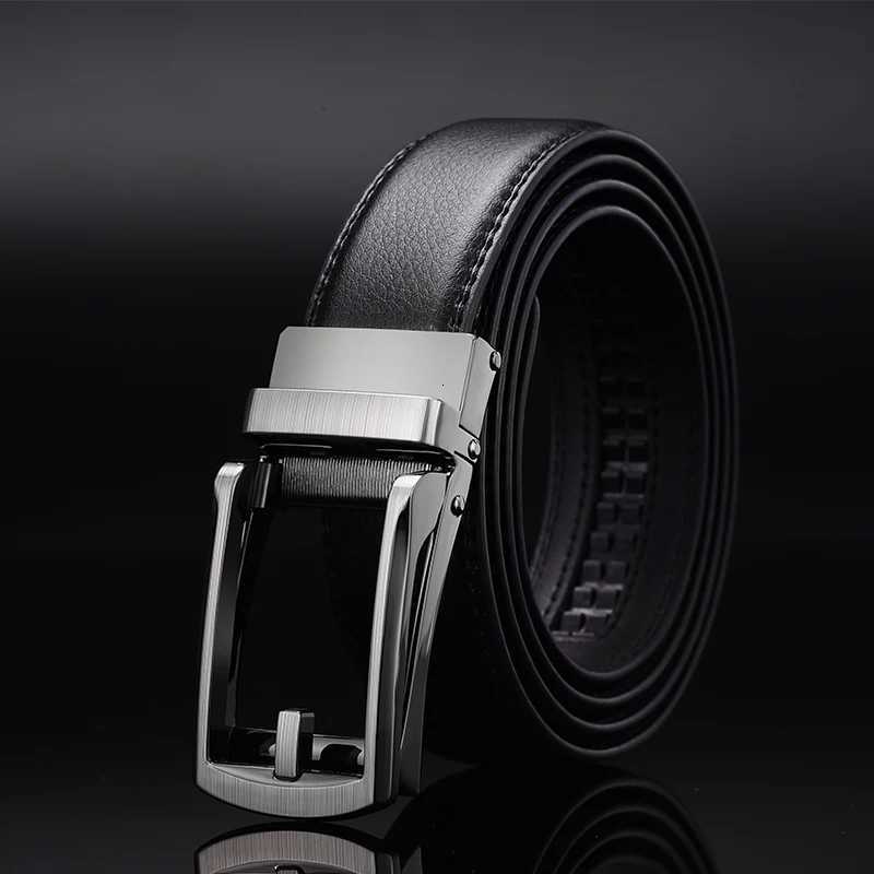 Men Belt Top quality cow genuine leather mens belt cowhide strap for male automatic buckle belts for men alloy buckle belt W251018