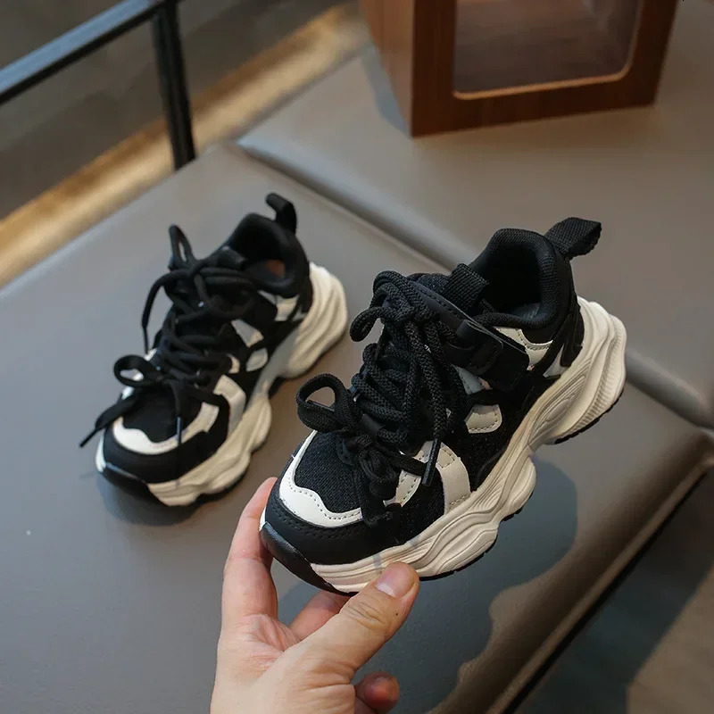 Kids Sneakers for Girls Fashion Sports Shoes for Toddlers Breathable Nonslip Children School Running Shoes for Boys Versatile 251017