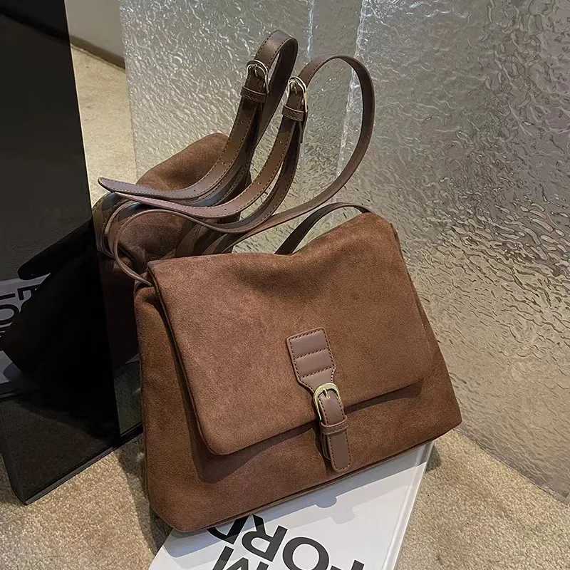 Fashion Bags for Women Suede Soft PU Leather Handbags Designer Luxury Messenger Bag Ladies Shoulder Crossbody Bag Z251018