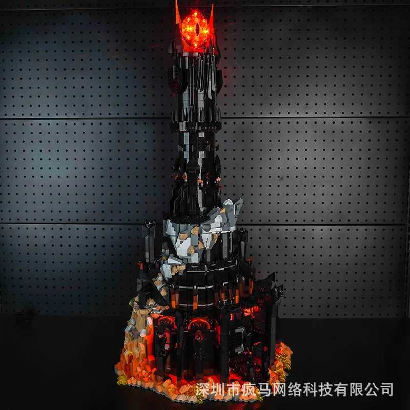NEW 5471Pcs 2024 New 10333 Black Tower Dark Model Building Blocks Kit Bricks Creative MOC Toy for Boys Adult Birthday Gifts Z251018