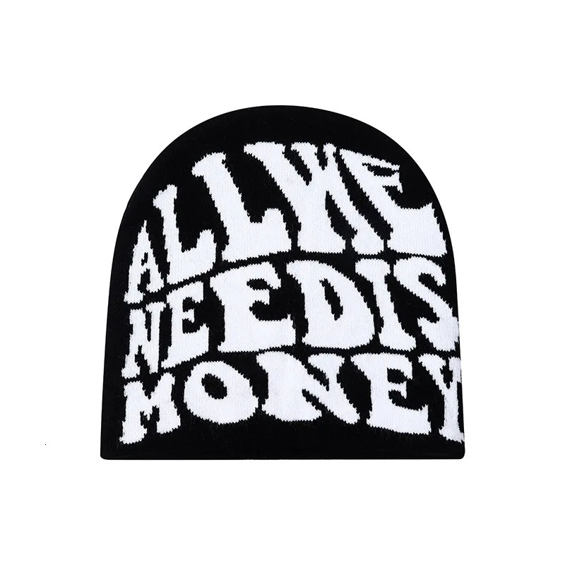 Knitting Beanies Hat Men Women with Letter Paragraph Cap Y2k Warm Fashion Outdoor Hundred Take Cold Beanie Hat 251014