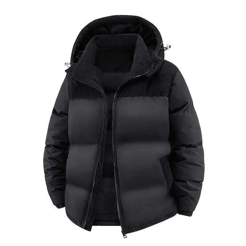 Popular Fashion Trend, Versatile, Comfortable, High-Quality, Unisex, Winter Windproof, Plush, Thick, High-Quality Cotton Jacket