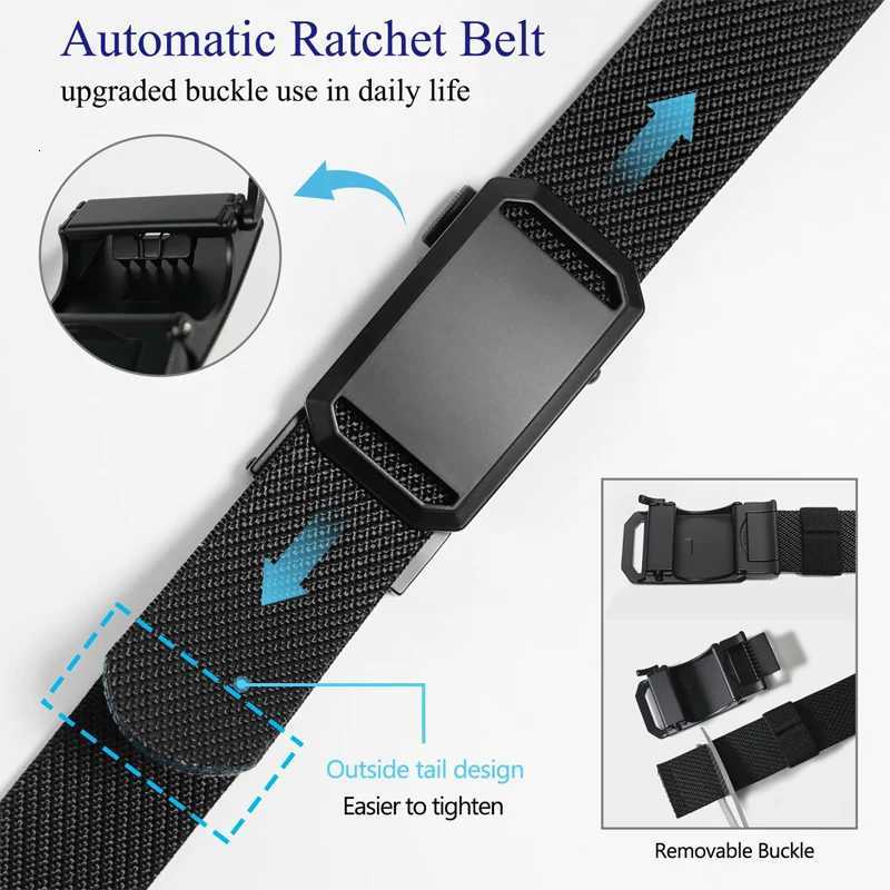 Newest Automatic Buckle Belt Canvas Tactical Waist Belt v Durable Casual Outdoor Hunting Adventures Training Pants Belt For Mens W251018