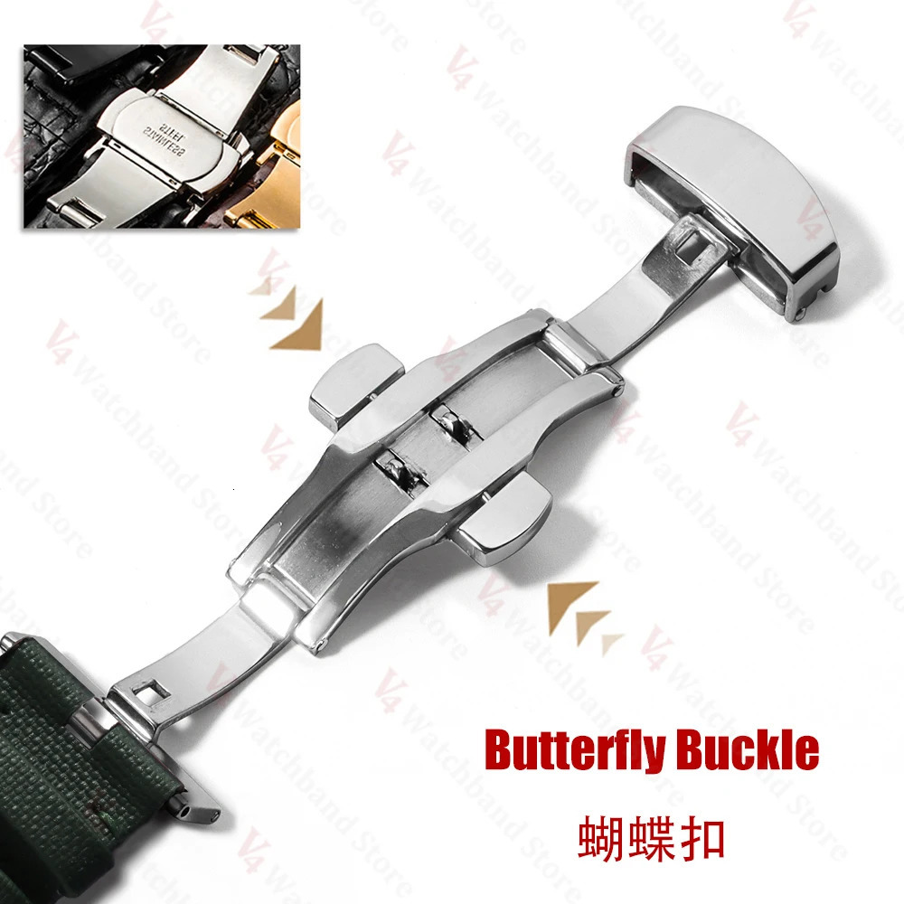 For Omega for Seiko Business Sailcloth Watch Strap 181922mm Butterfly Buckle Waterproof MenWomen Quick Release Watchband 251016