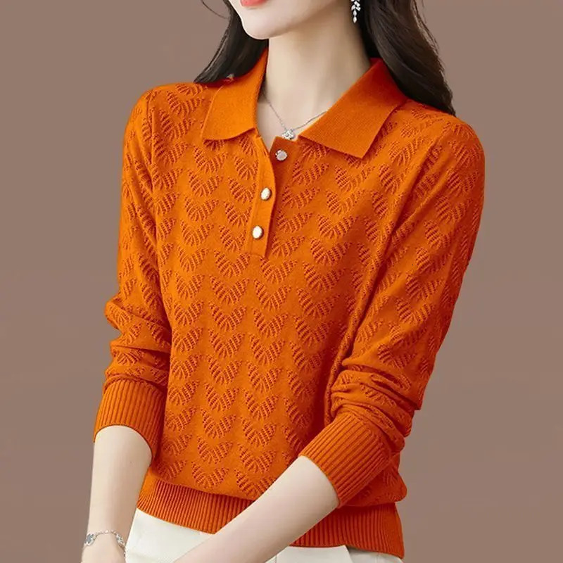 Women Sweater 2025 Autumn Loose Vneck Knitted Pullovers Solid Soft Knitwear Bottoming Shirts Ladies Jumpers Basic Sweaters 251009
