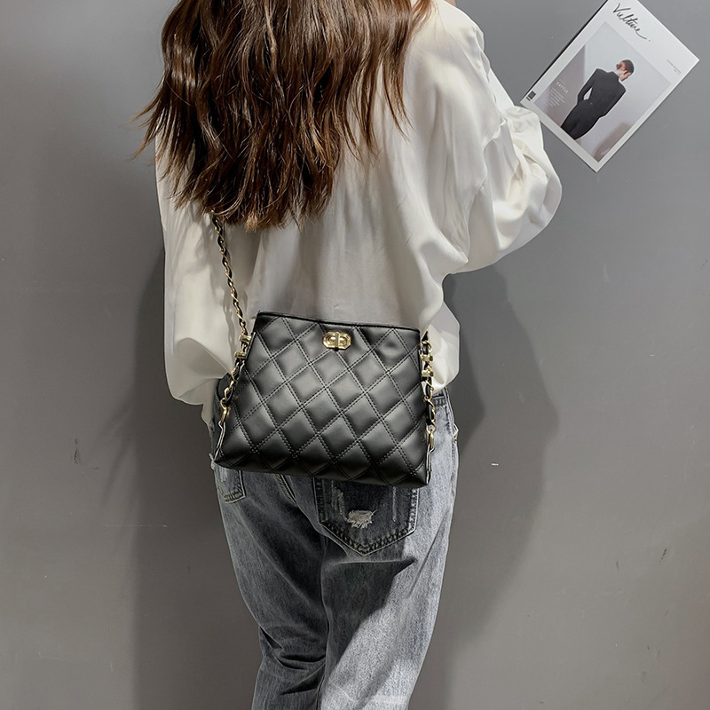 Luxury Brand Designer Bag Stray Bag Korean Women's Bag New 2025 Small Style Quilted Chain Bag Fashion Single Shoulder Crossbody Bag