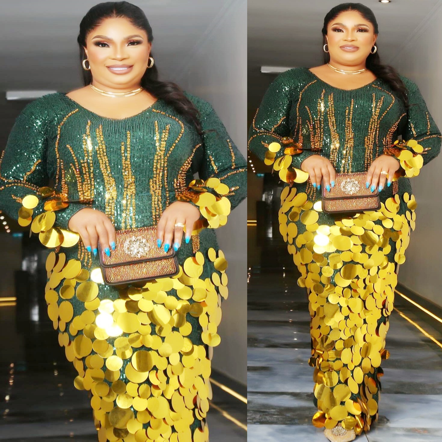 Sheath Dark Green Plus Size Prom Dresses 2025 V-neck Beaded Sequins Long Sleeves Evening Formal Party Second Birthday Engagement Gowns Dress For Speci