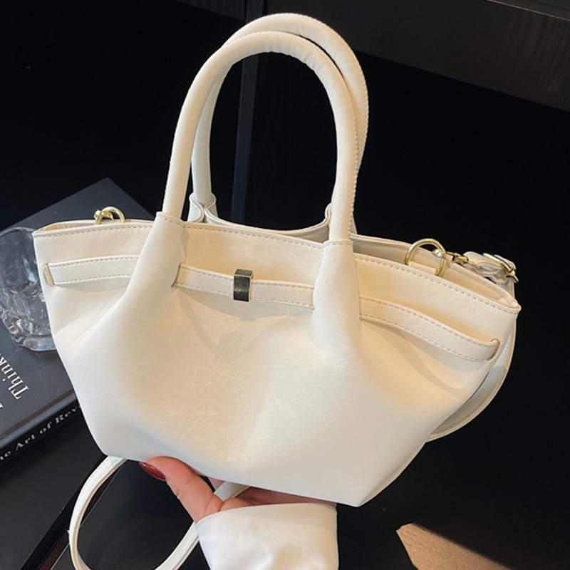 Luxury Brand Designer Bag Frosted Bag Women's New High-Grade Texture Bucket Bag Fashion Commuter Large Capacity Shoulder Crossbody Bag