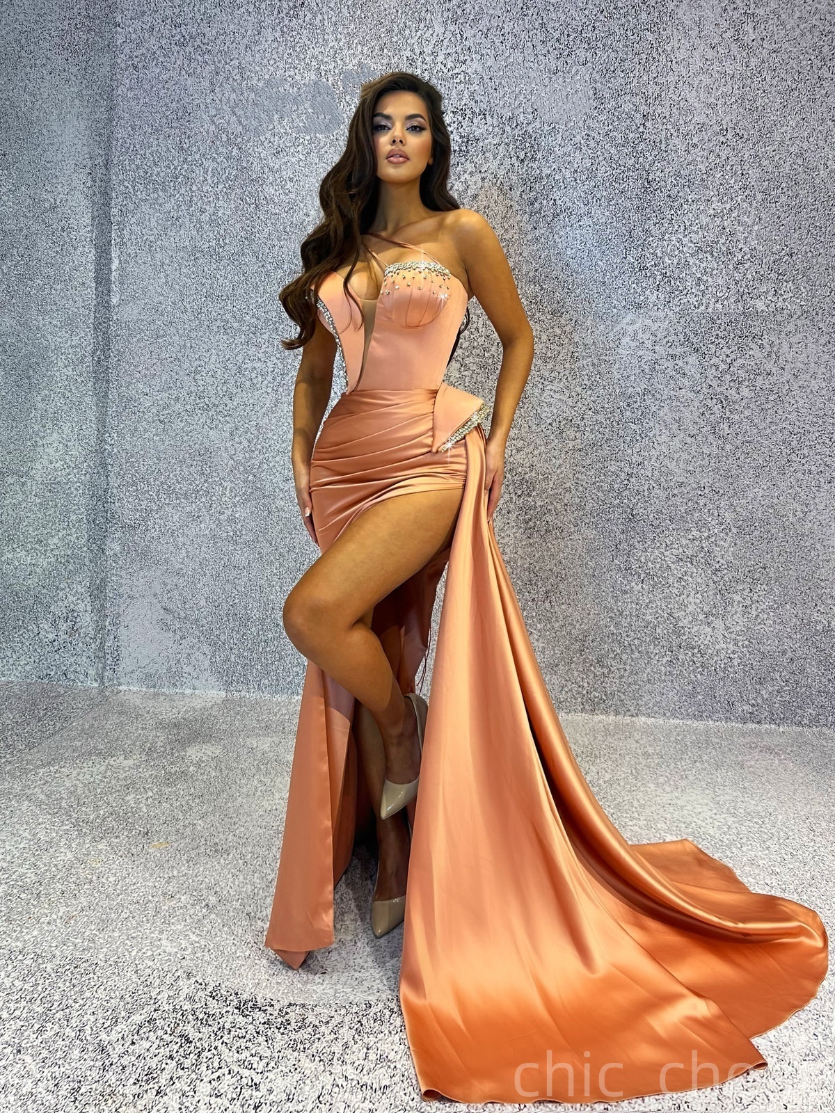 Aso Ebi Straight Gold Prom Dresses 2025 One Shoulder Crystals Satin Evening Formal Party Second Birthday Engagement Gowns Plus Size Dress For Special 