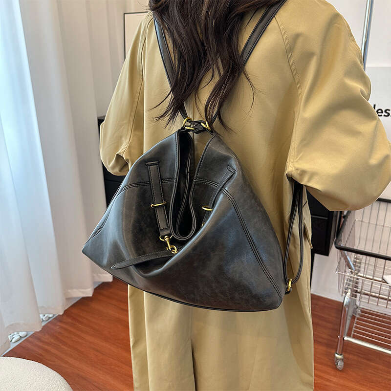 Designer Shoulder Bag Bag Luxury Bag Maillard For Women, Autumn And Winter New Casual Versatile Backpack, Large Capacity Commuter Tote