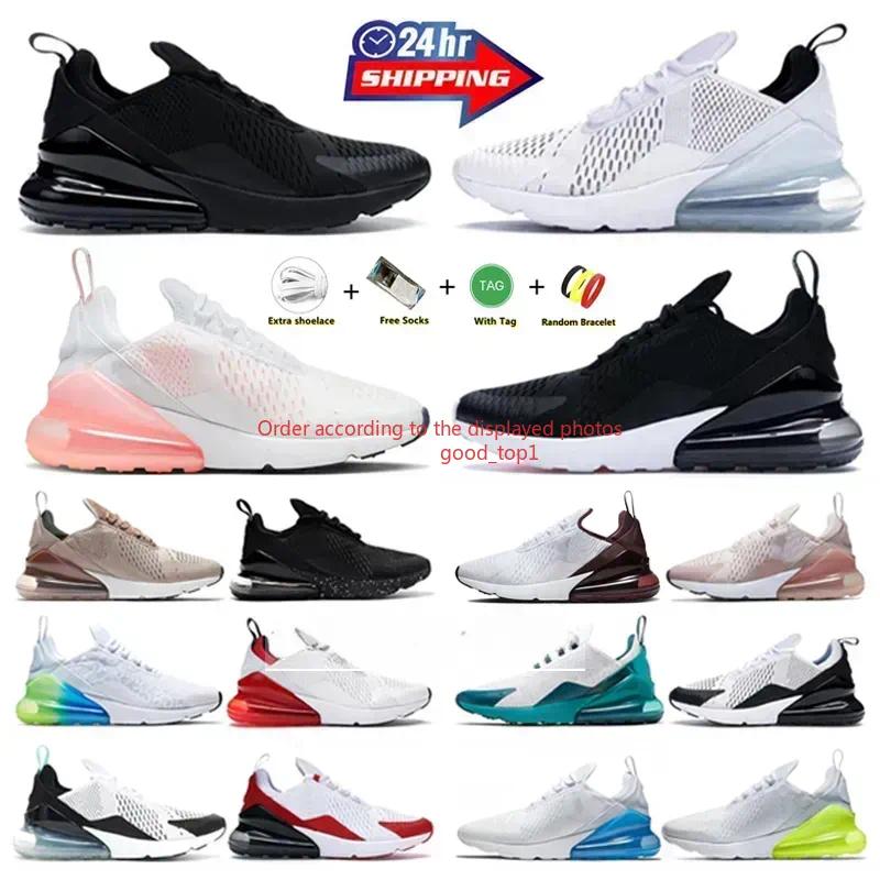 270 270s Designer Running Shoes Triple Black Core White Atmosphere Anthracite Brown University Red Photo Blue Men Women trainers Sports Sneakers platform shoe
