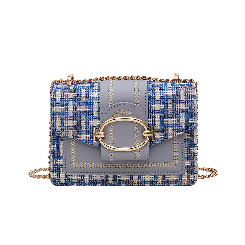 Luxury Brand Designer Bag 2019 New Korean Style Small Bag For Women, Stylish Versatile Chain Small Square Bag, Summer Fashion Casual Shoulder Crossbod