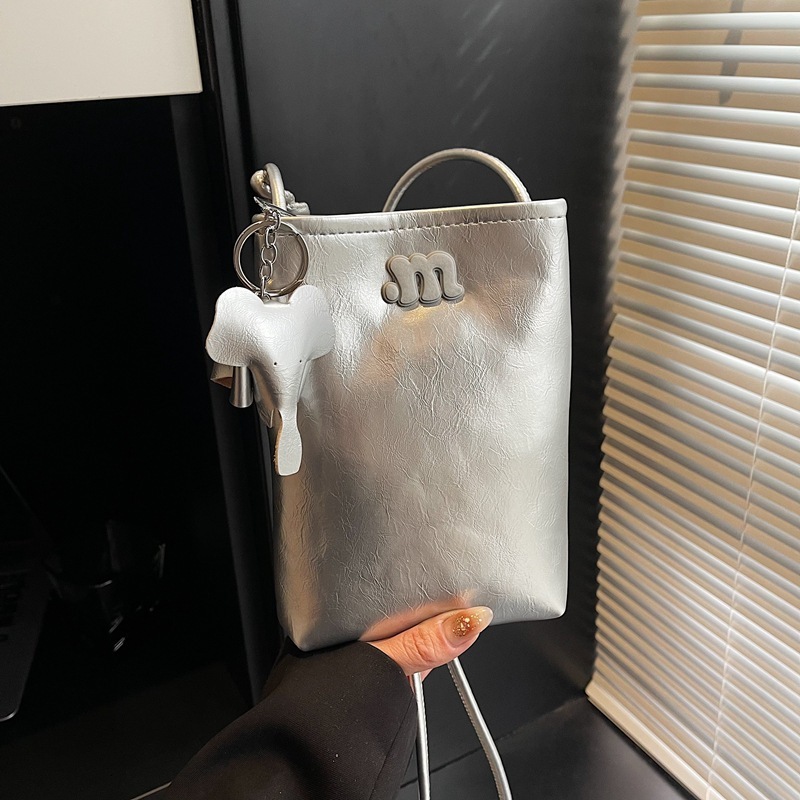 Luxury Brand Designer Bag Mini Small Bag For Women Summer 2025 New Fashion Trendy Crossbody Bag Super Popular Silver Small Square Bag