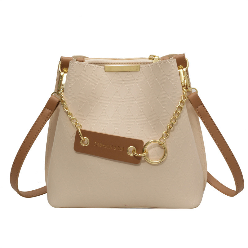 Luxury Brand Designer Bag Bucket Bag High-End Exquisite Women's Bag Autumn Winter Simple Fashion Large Capacity Quilted Small Style Shoulder Cros