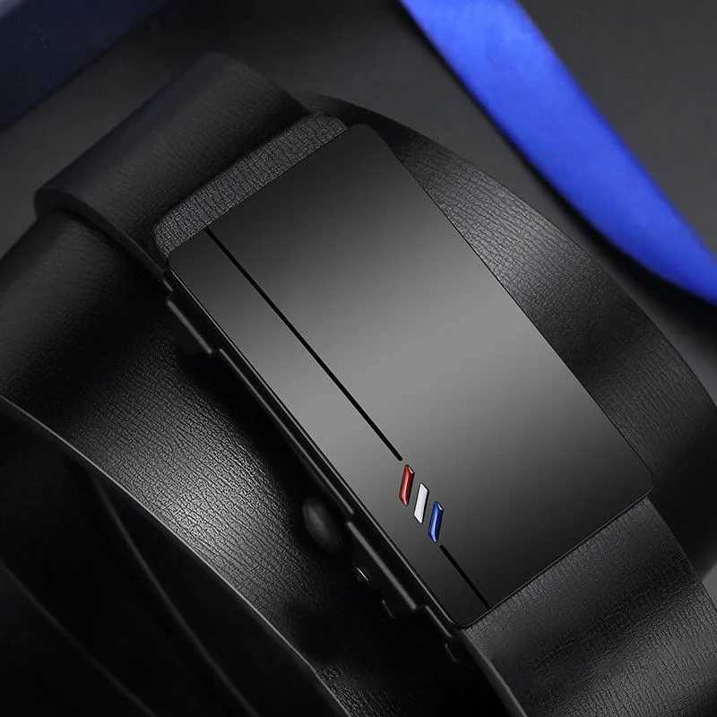 Fashion Mens Belt Toothless Automatic Buckle Belt Business SuitPants Gifts For Man High Quality Casual Belt W251018