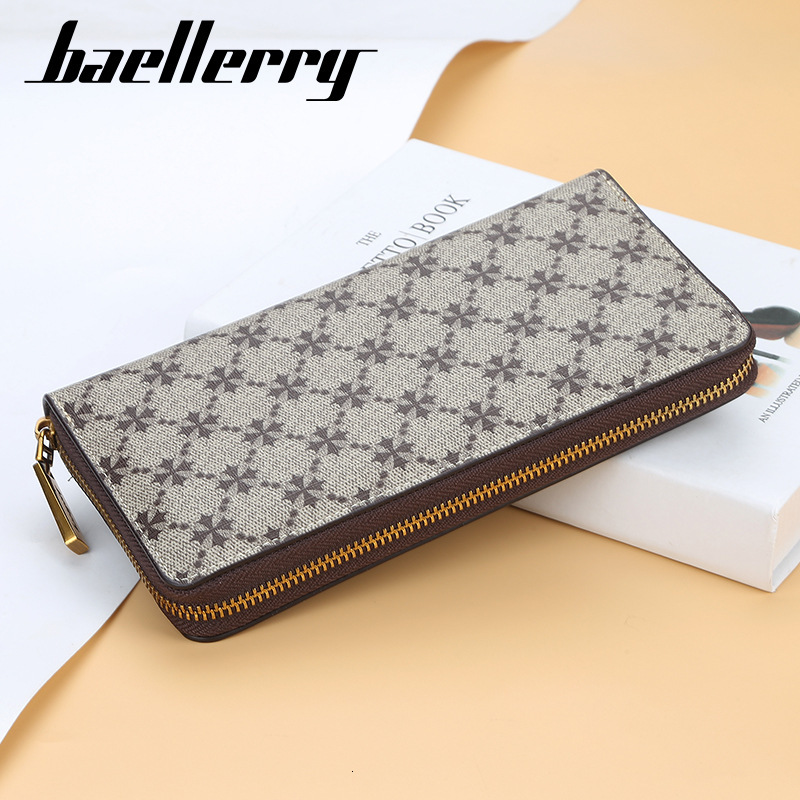 Luxury Brand Designer Bag Baellerry Women's Wallet Long Version Vintage Fashion Wallet Versatile Phone Bag Multifunctional Clutch