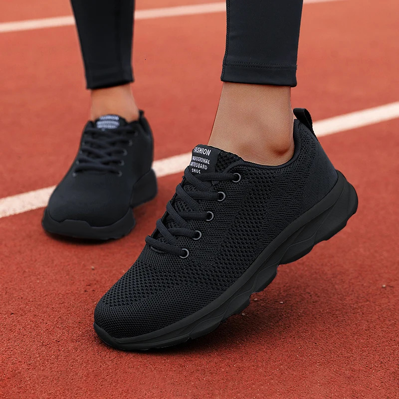 Womens Running Shoes Mesh Casual Sneakers Laceup Lightweight Female Walking Breathable Outdoor Sports Running Shoes Woman 251013