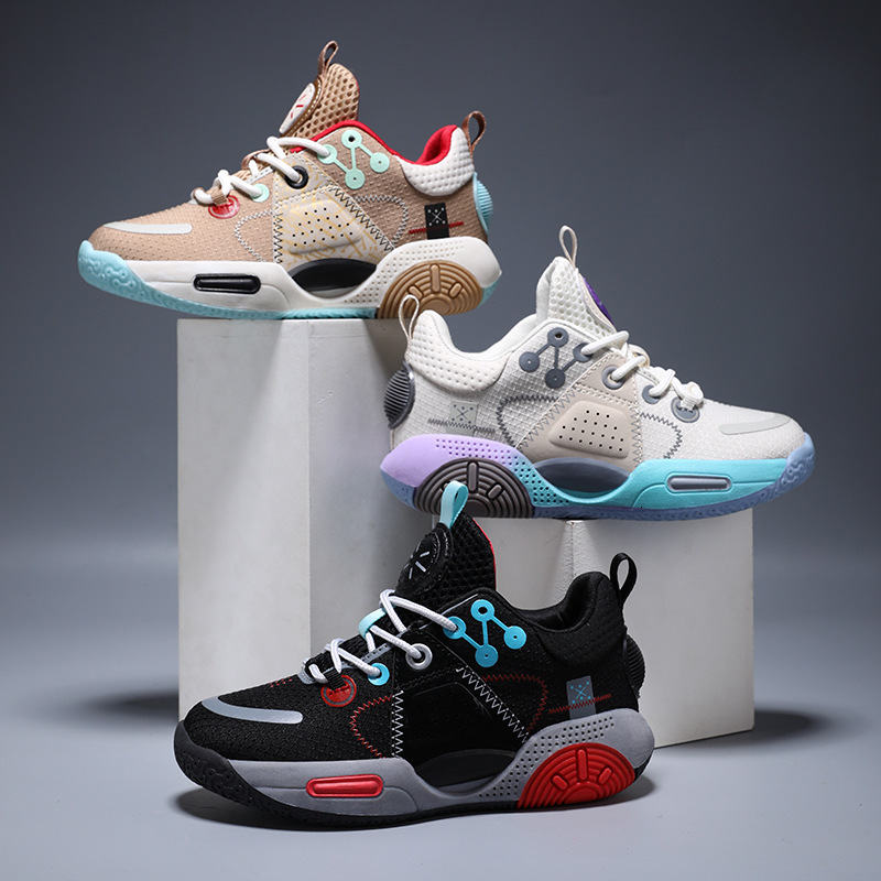 New Youth and Children's Basketball Shoes Professional Training Running Shoes Outdoor Leisure Walking Shoes Designer Shoes